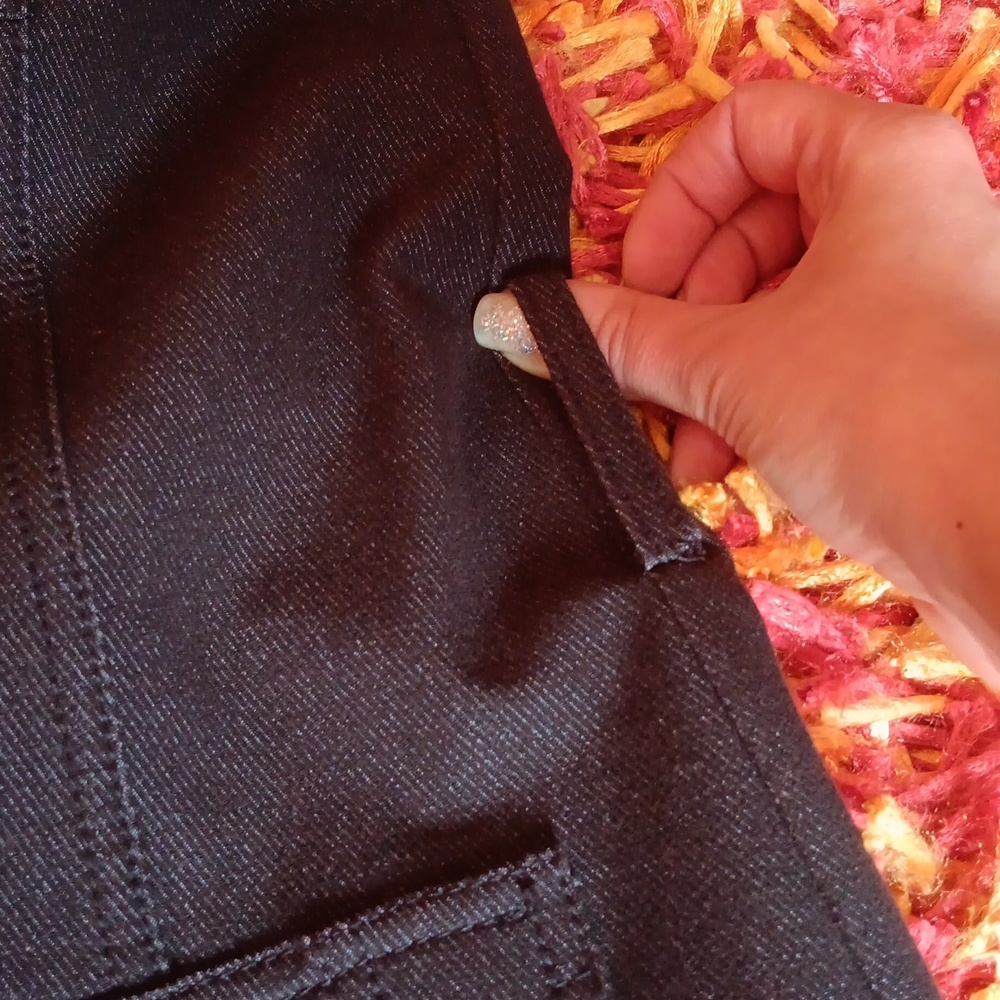 Worth Denim Color Block Jacket - Picture 7 of 9
